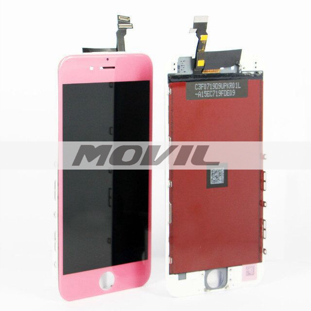 For iPhone 6 LCD display with touch screen digitizer assembly colorful pink